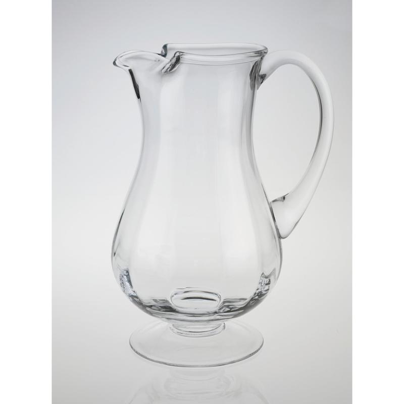 Badash Impressions Mouth Blown Lead Free Crystal Optic Pitcher 54 Oz 9684230 Hsn
