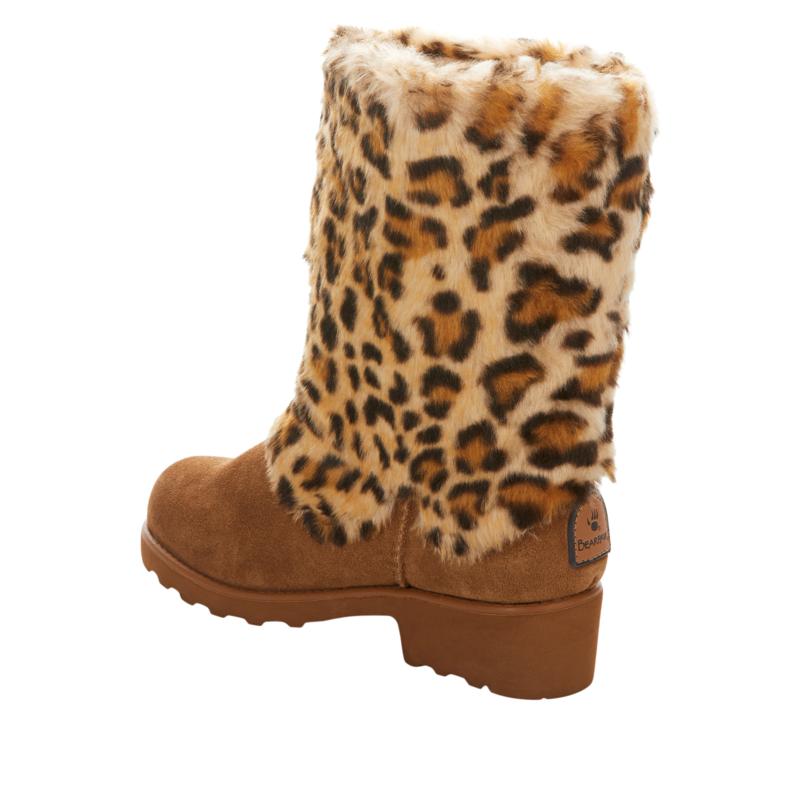 bearpaw leopard boots