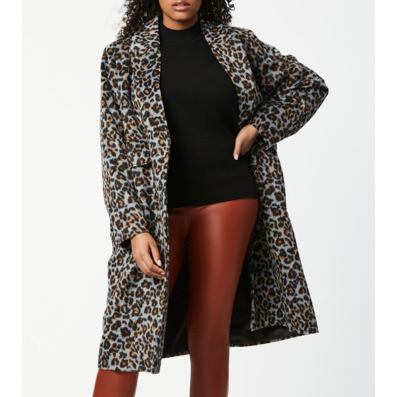 bernardo fashions leopard coats & jackets