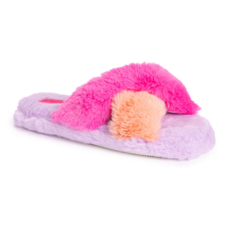 criss cross slide slippers