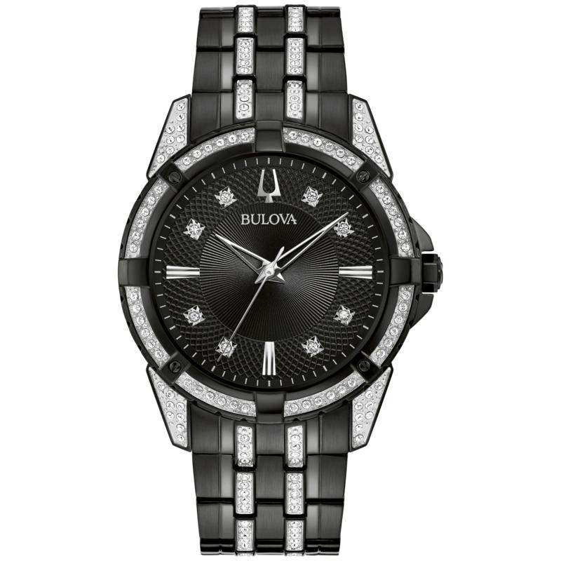 all black bulova watch