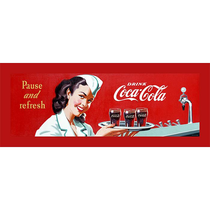 Coca-Cola "Coke Waitress" Canvas Art