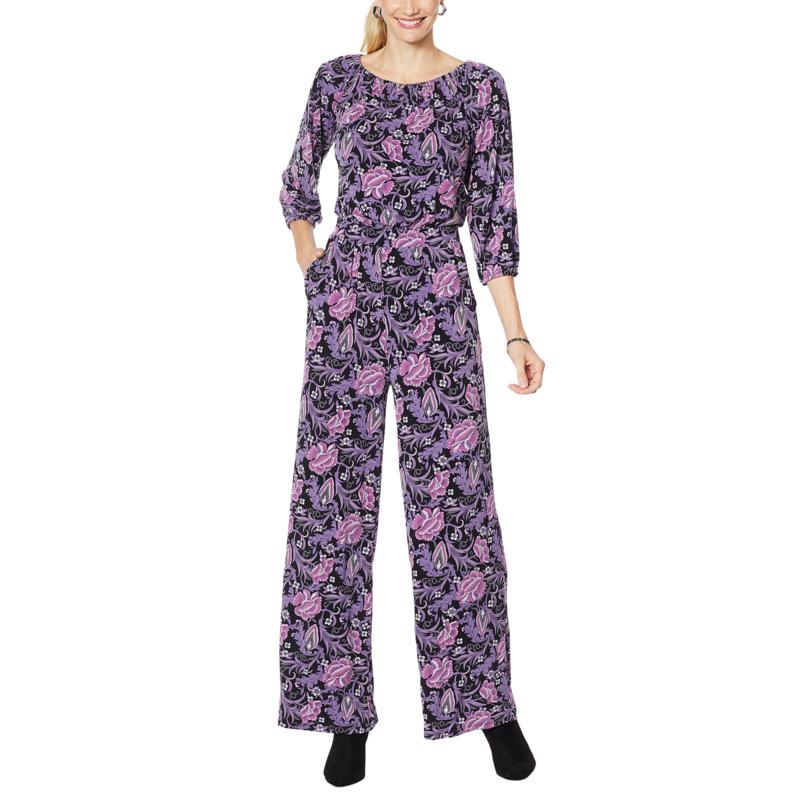 Colleen Lopez Convertible Off-the-Shoulder Jumpsuit