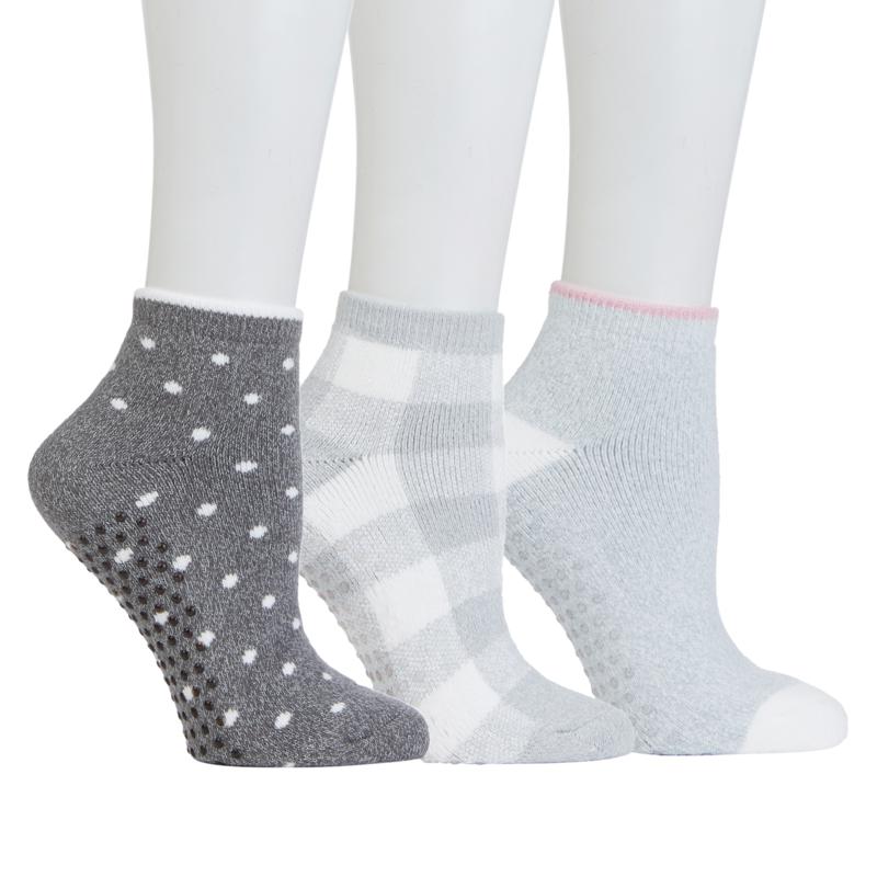 Comfort Code 3pack Terry Knit Anklet Lounge Socks 9824563 HSN