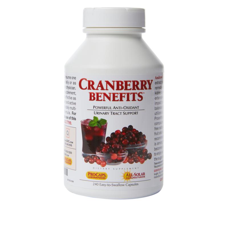 Cranberry Benefits   240 Capsules   6400975