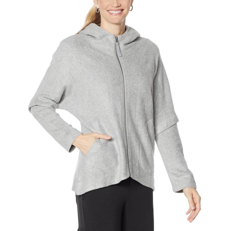 Democracy Zippered Fleece Hoodie