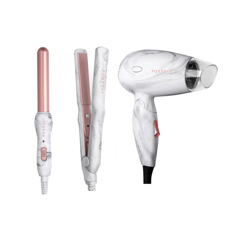 foxybae mini travel curling wand