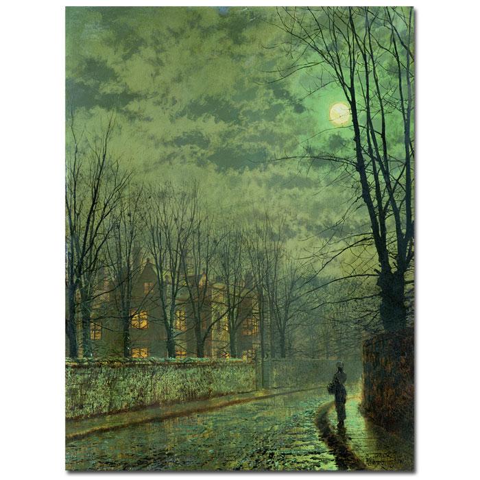 John Atkinson Grimshaw Going Home By Moonlight Art Print 10060153 Hsn