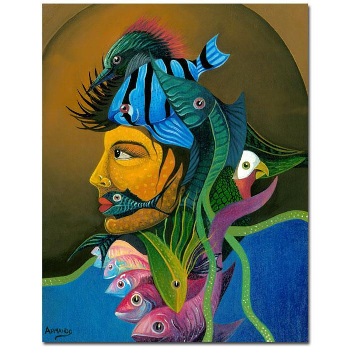 Armando Looking at You Canvas Art Giclée Print