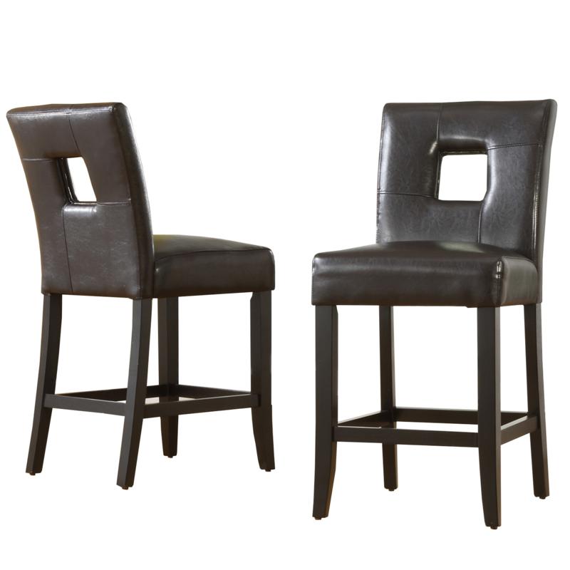 Home Origin Look Out Squared Back Counter Height Chairs   Set of 2