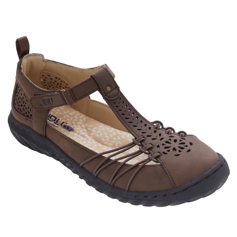 JBU by Jambu Sahara Casual Perforated T-Strap Shoe