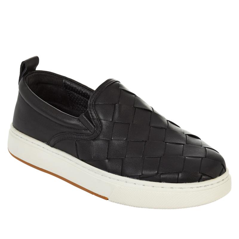 J/Slides NYC Junior Leather Slip-On Sneaker