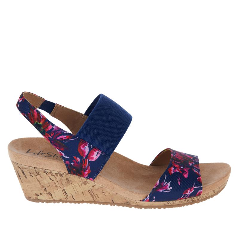 LifeStride Socialite Espadrille Sandal - 9594203 | HSN | Peep toe espadrilles, Peep toe wedge 