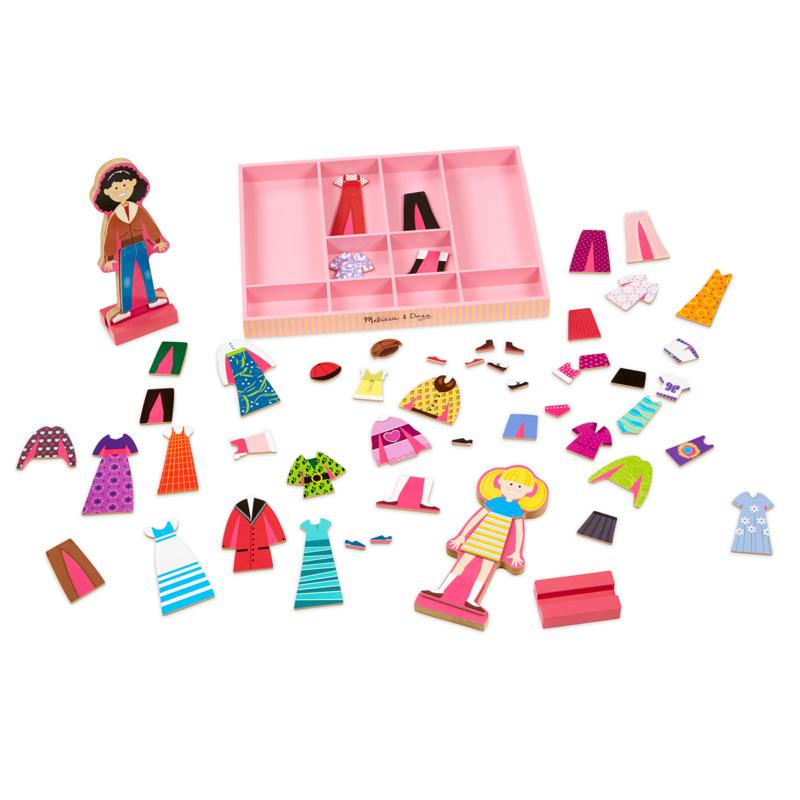 Melissa & Doug Abby and Emma Magnetic Dress Up