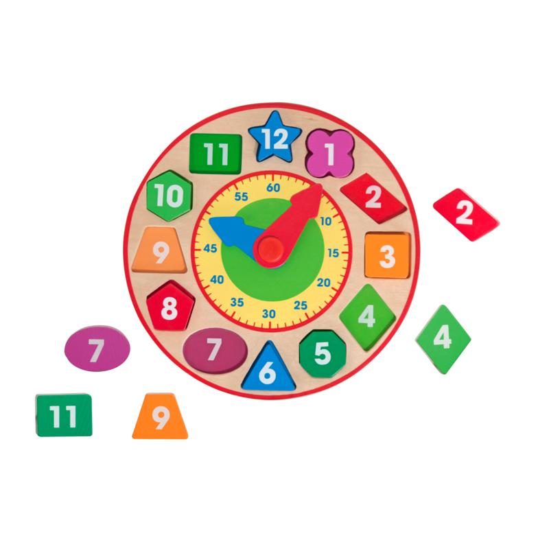 Melissa & Doug Shape Sorting Clock   7855663