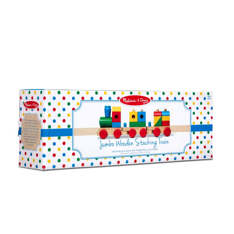 melissa and doug jumbo stacking train