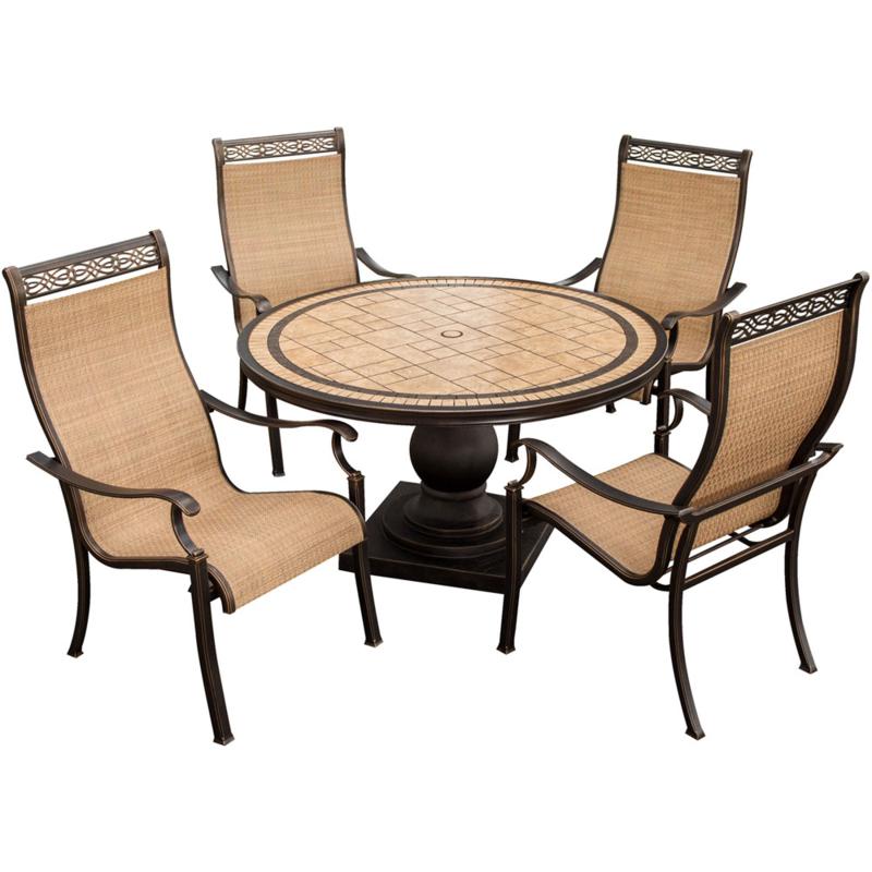 Monaco 5 Piece Outdoor Dining Set 7461249 Hsn