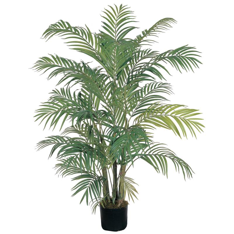 Nearly Natural 4 Ft 7 Trunk Areca Palm Tree Hsn
