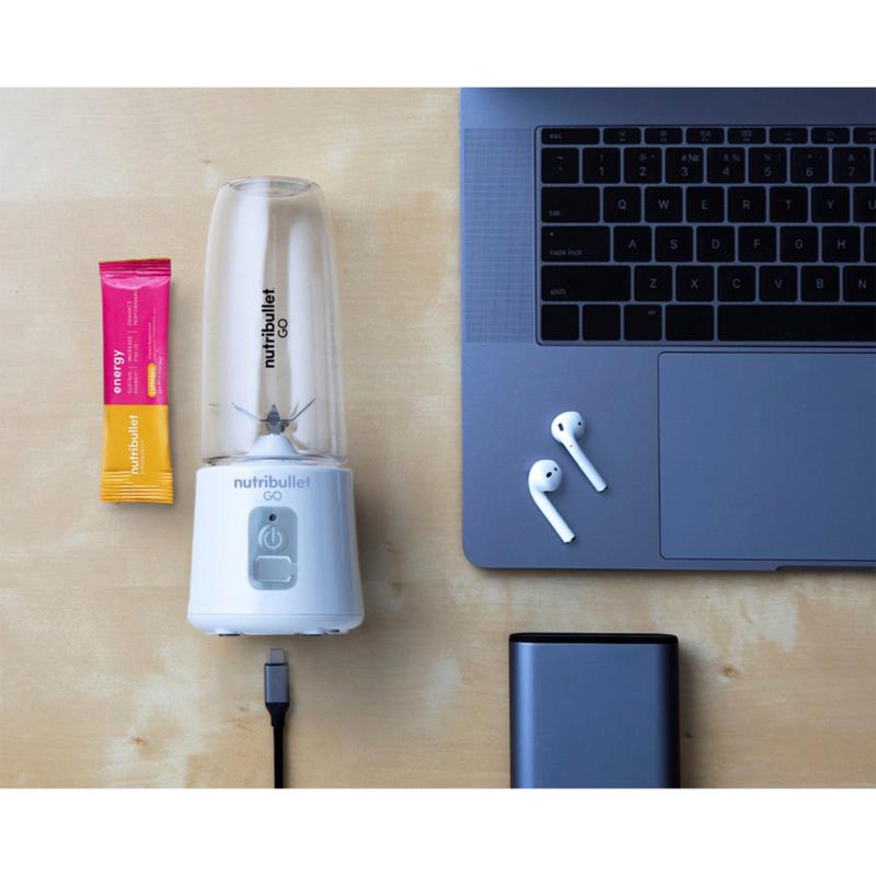 (HSN) Nutribullet GO Personal Blender 2pack with Extra Cups and Lids