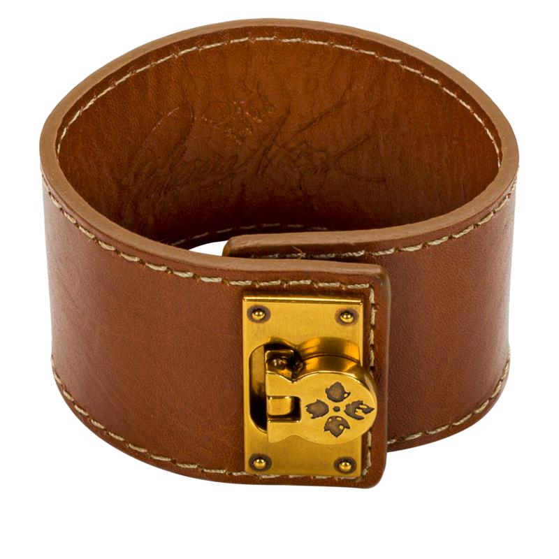 Patricia Nash Single Wrap Leather Cuff Bracelet