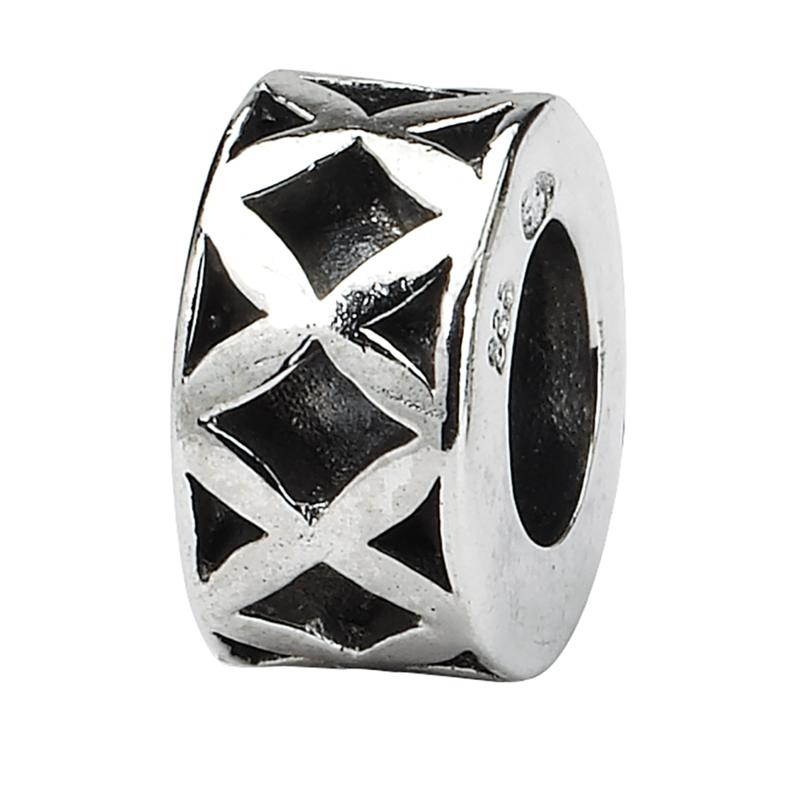Prerogatives Sterling Silver X Spacer Bead