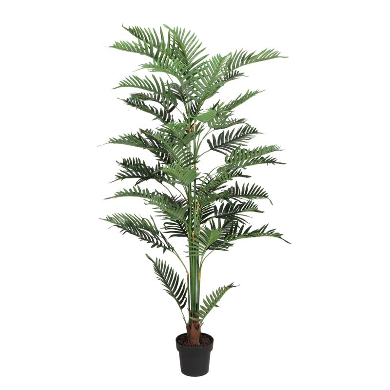 Puleo International 75 Artificial Areca Palm Tree With Plastic Vase Hsn