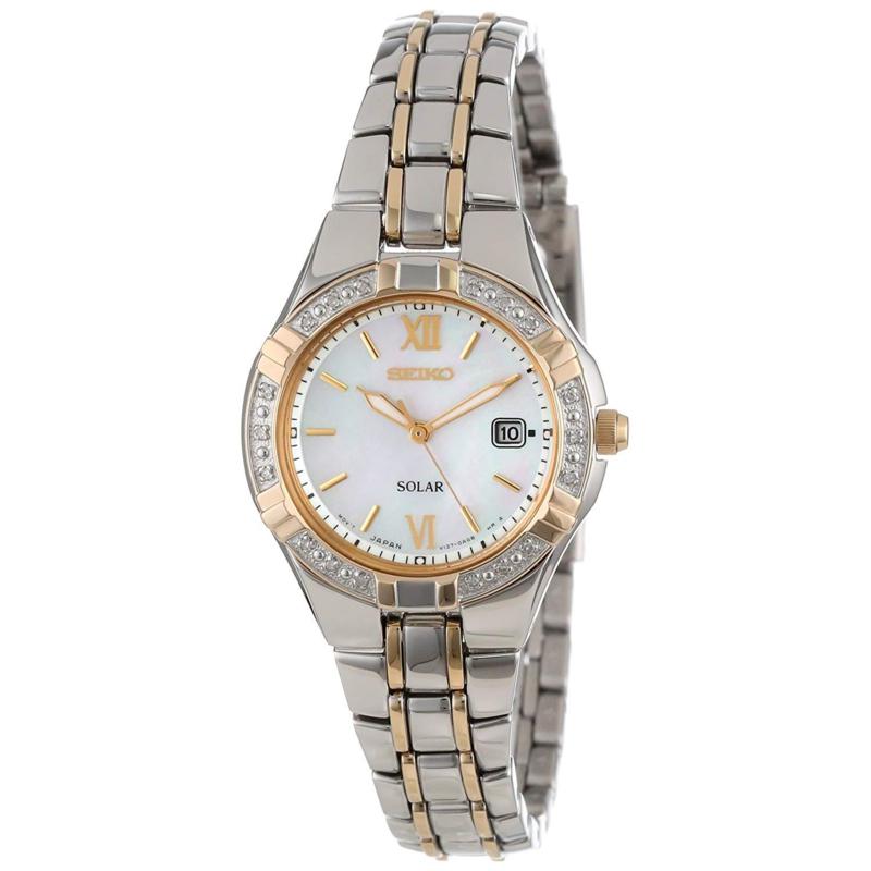 seiko ladies two tone watches