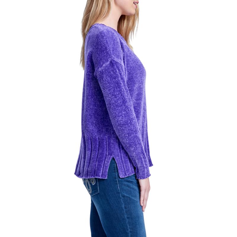 seven7 popcorn chenille sweater