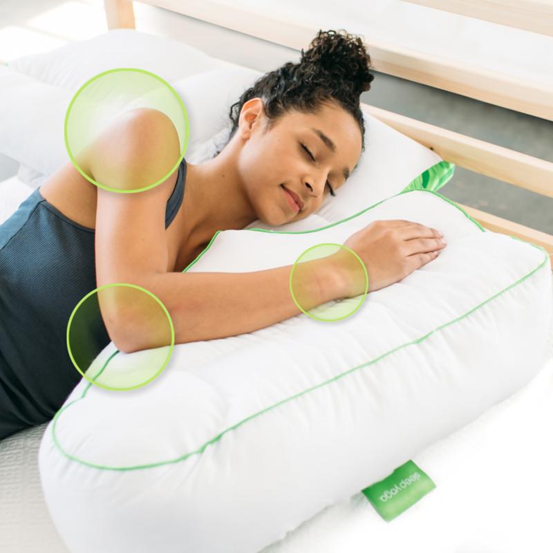 side sleeping shoulder pillow