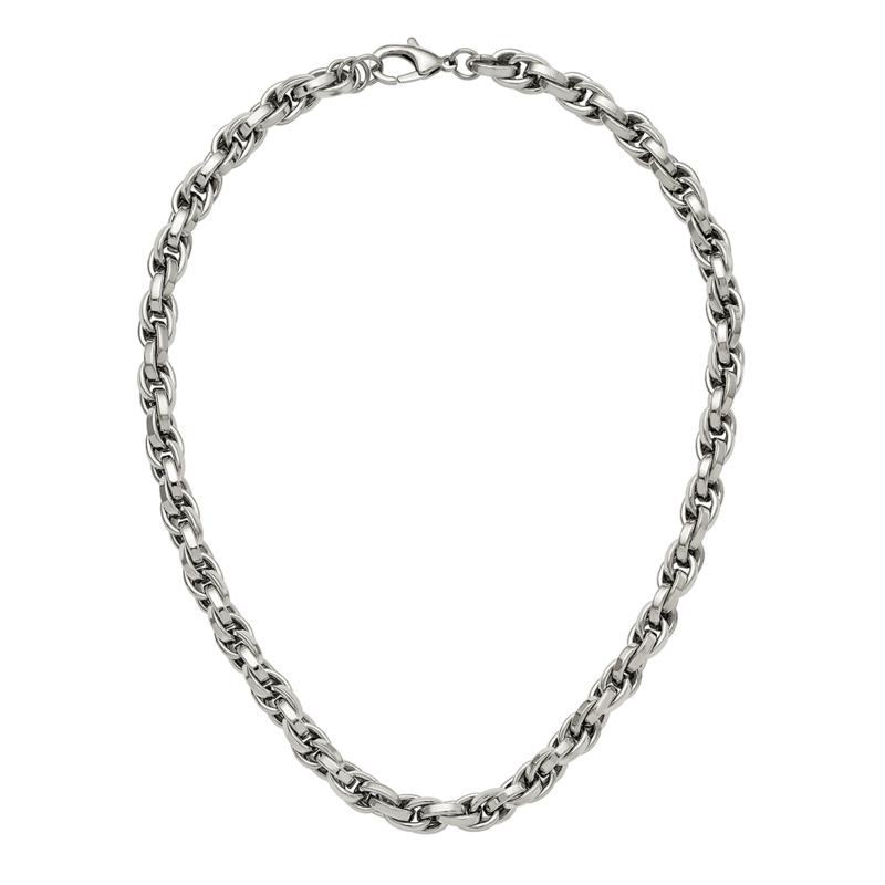 Stately Steel Men's Loose Rope Chain