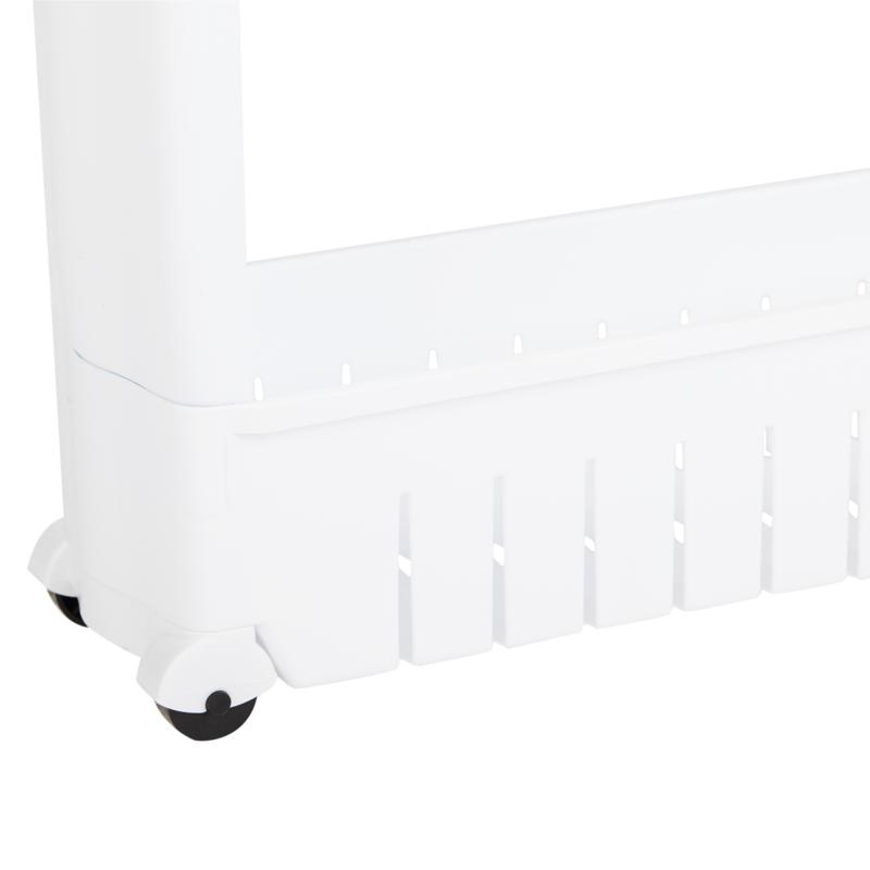 StoreSmith Slim Shelf 5 Tier Rolling Storage Rack