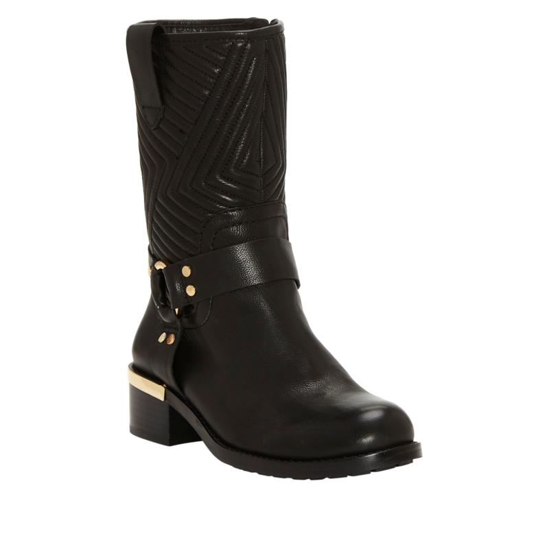 vince camuto wendeema leather moto boot