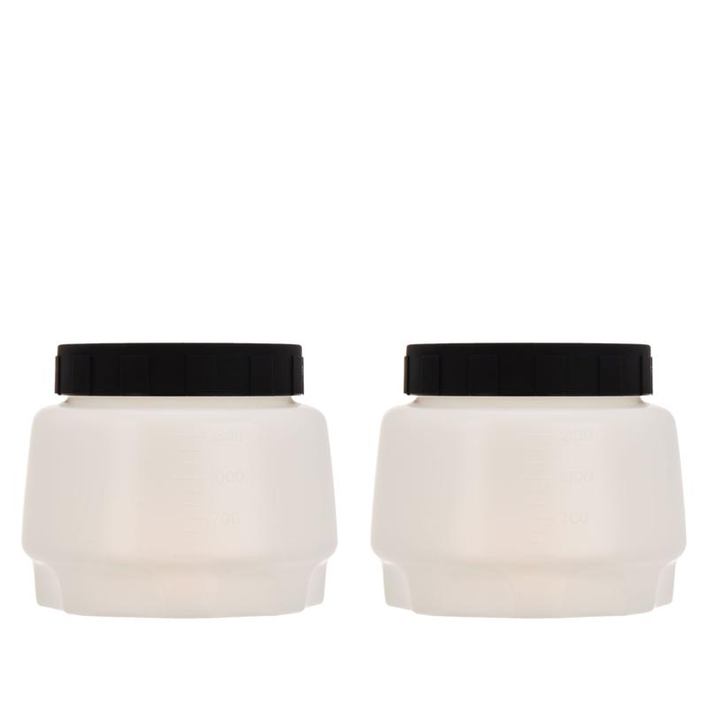 Wagner Set of 2 45 oz. Paint Cups with Lids 8943353 HSN