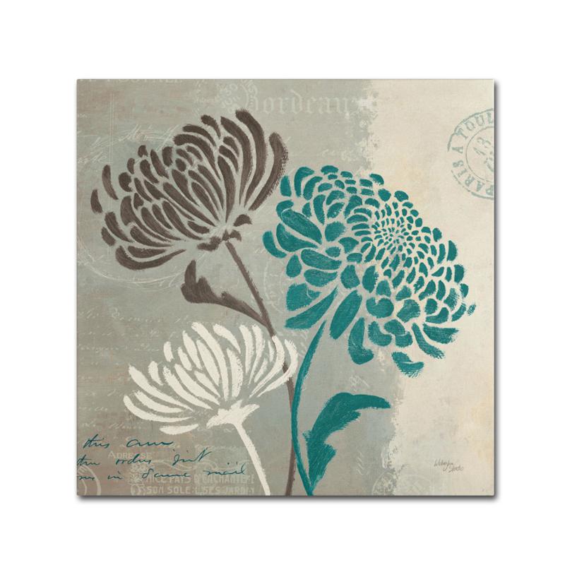 Wellington Studio "Chrysanthemums II" Canvas Art