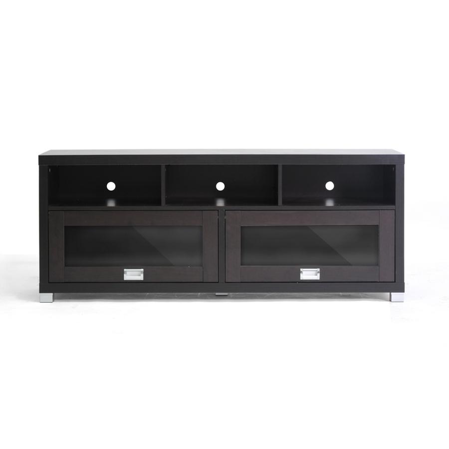 Swindon Modern TV Stand with Glass Doors - 6594631 | HSN