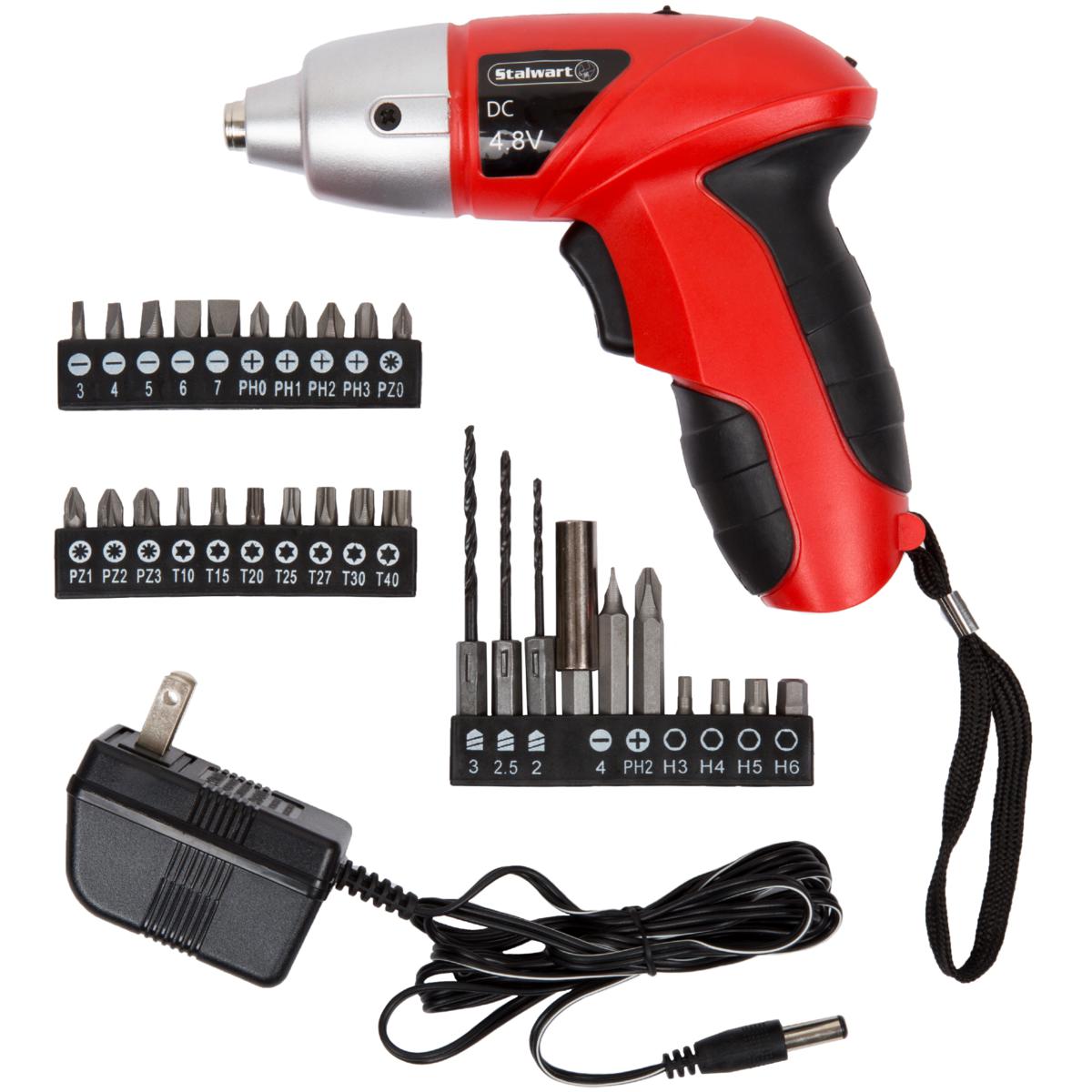 25 Piece 48 Volt Cordless Screwdriver With Led 6787673 Hsn 5229