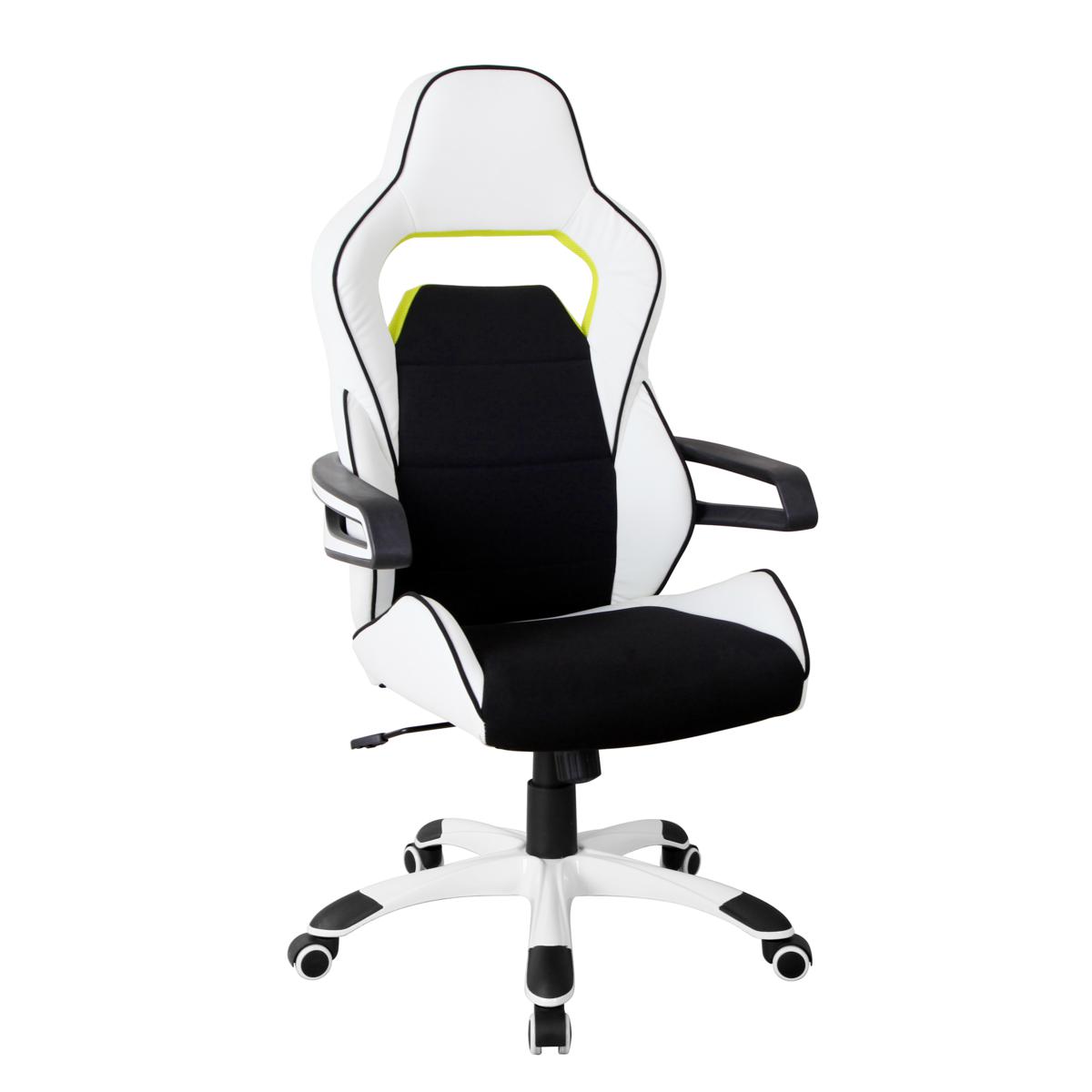 Techni Mobili Ergonomic Racing Style Office Chair White 20083775 HSN