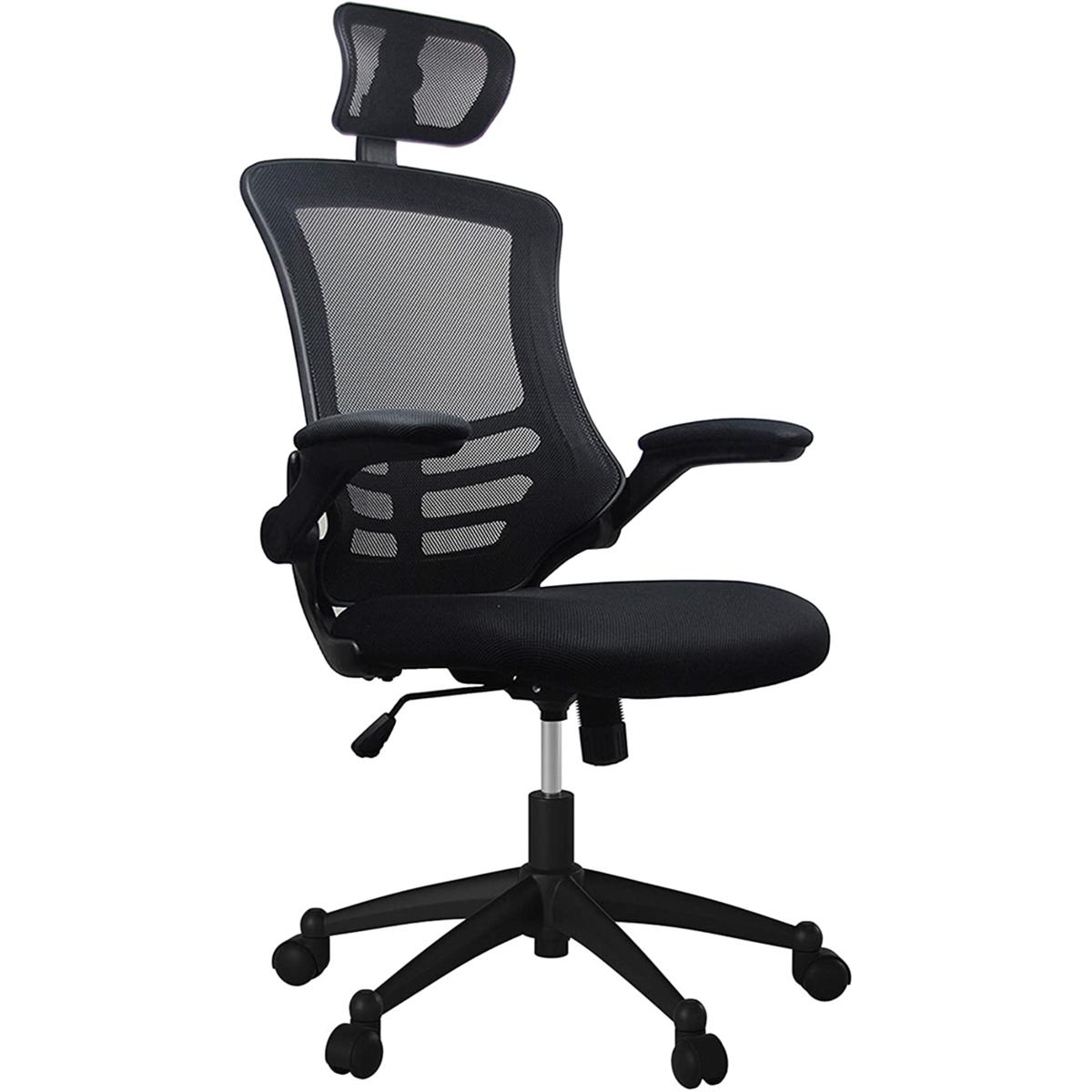 Techni Mobili HighBack Mesh Office Chair with FlipUp Arms 20083849