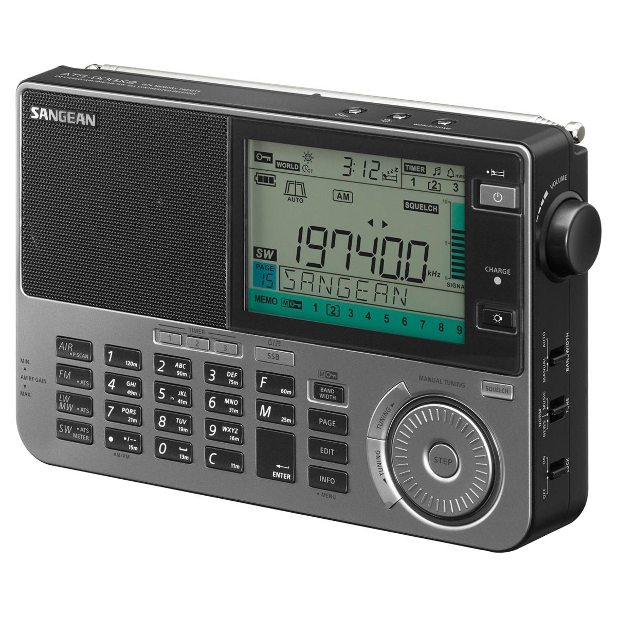 Sangean ATS909X2 The Ultimate FM/SW/MW/LW/Air MultiBand Radio