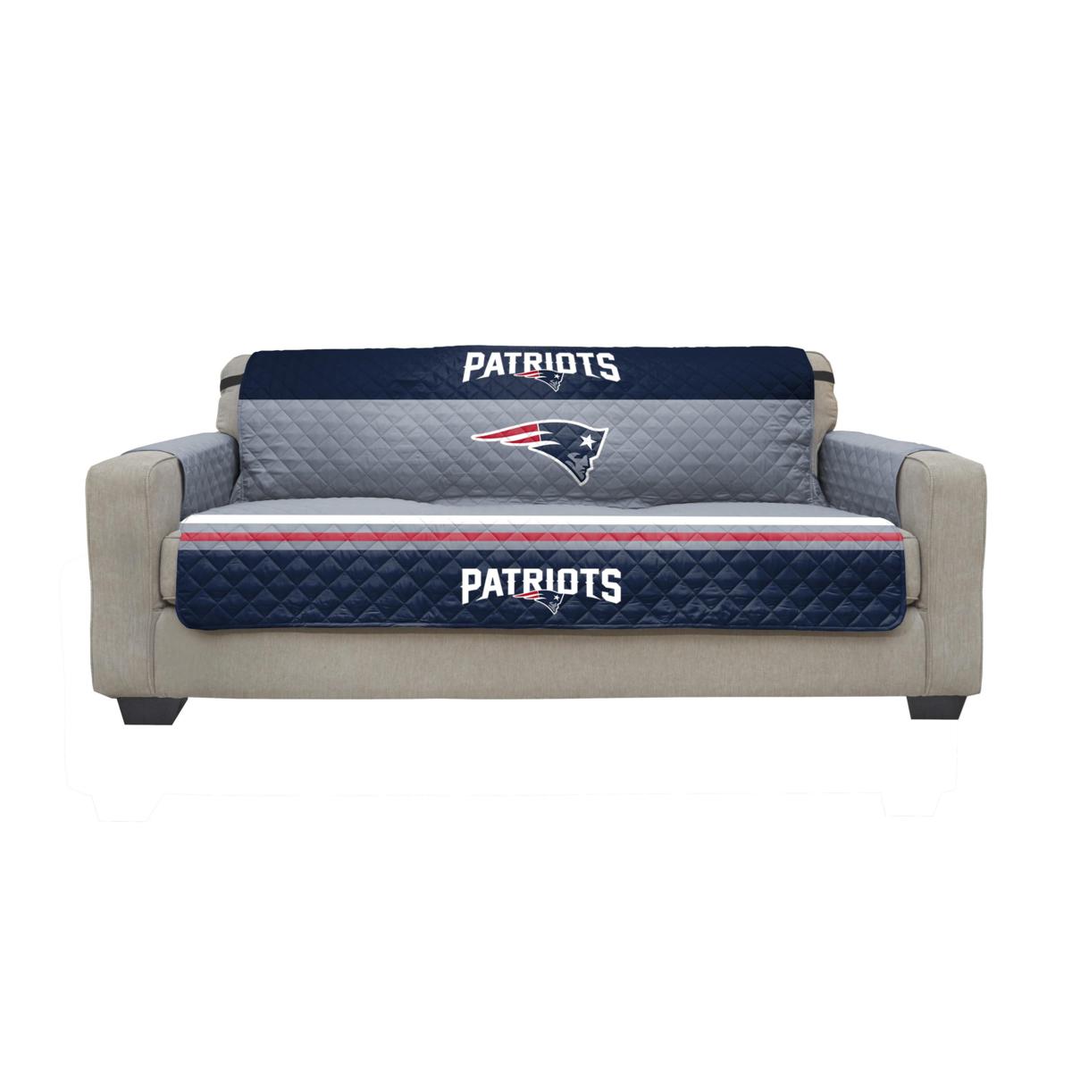 Officially Licensed NFL Sofa Cover New England Patriots 20127932 HSN