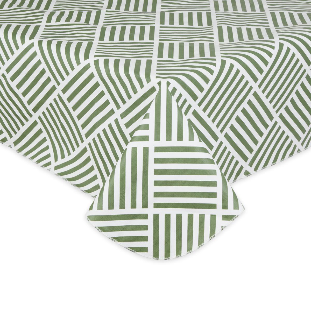 Design Imports Grid Vinyl Tablecloth 60X84 20407216 HSN