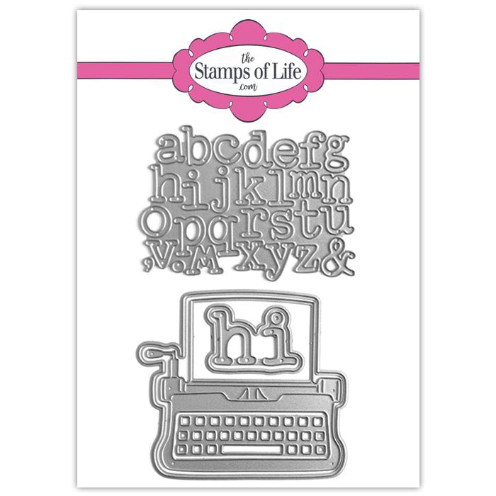 The Stamps of Life Typewriter 2 Stamp Dies 20485120 HSN