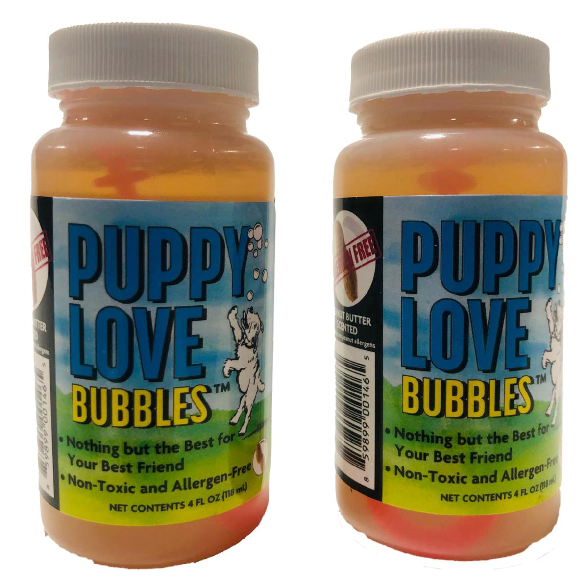 Atomic Bubbles Puppy Love Bubbles, Peanut Butter Scented Bubbles 4oz. 20486749 HSN