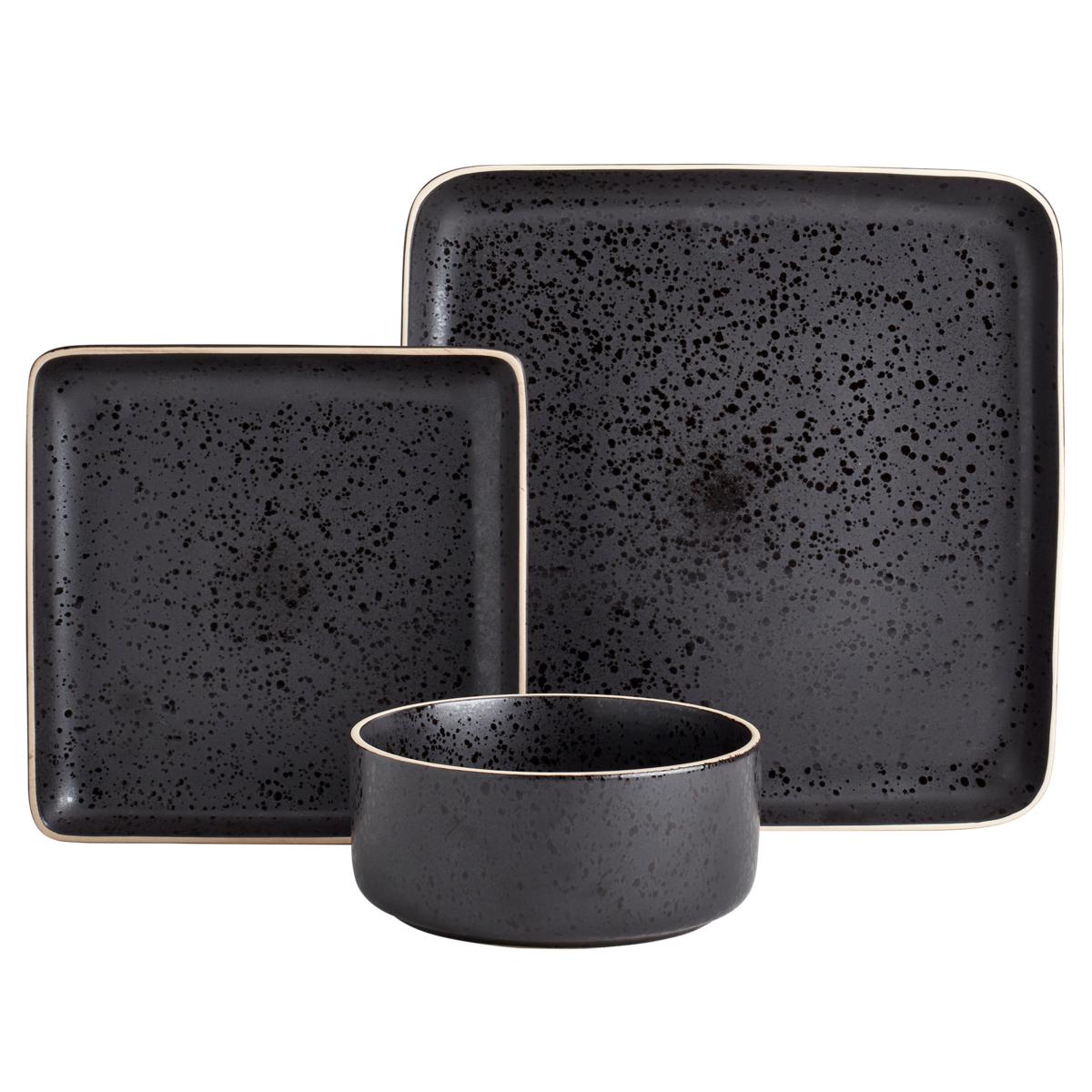 Gallery Madison 12pc Square Dinnerware Set 20616148 HSN