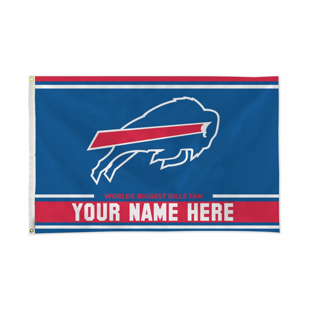 Officially Licensed NFL Buffalo Bills Personalized Banner Flag 20649474 HSN