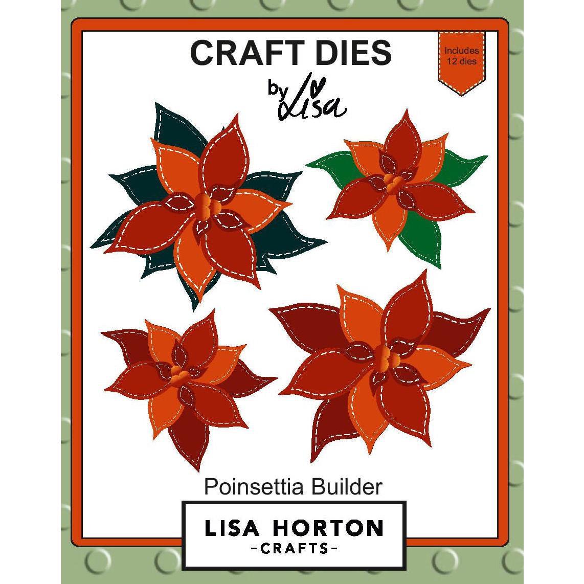 Lisa Horton That Craft Place Lisa Horton Die Set Poinsettia Builder