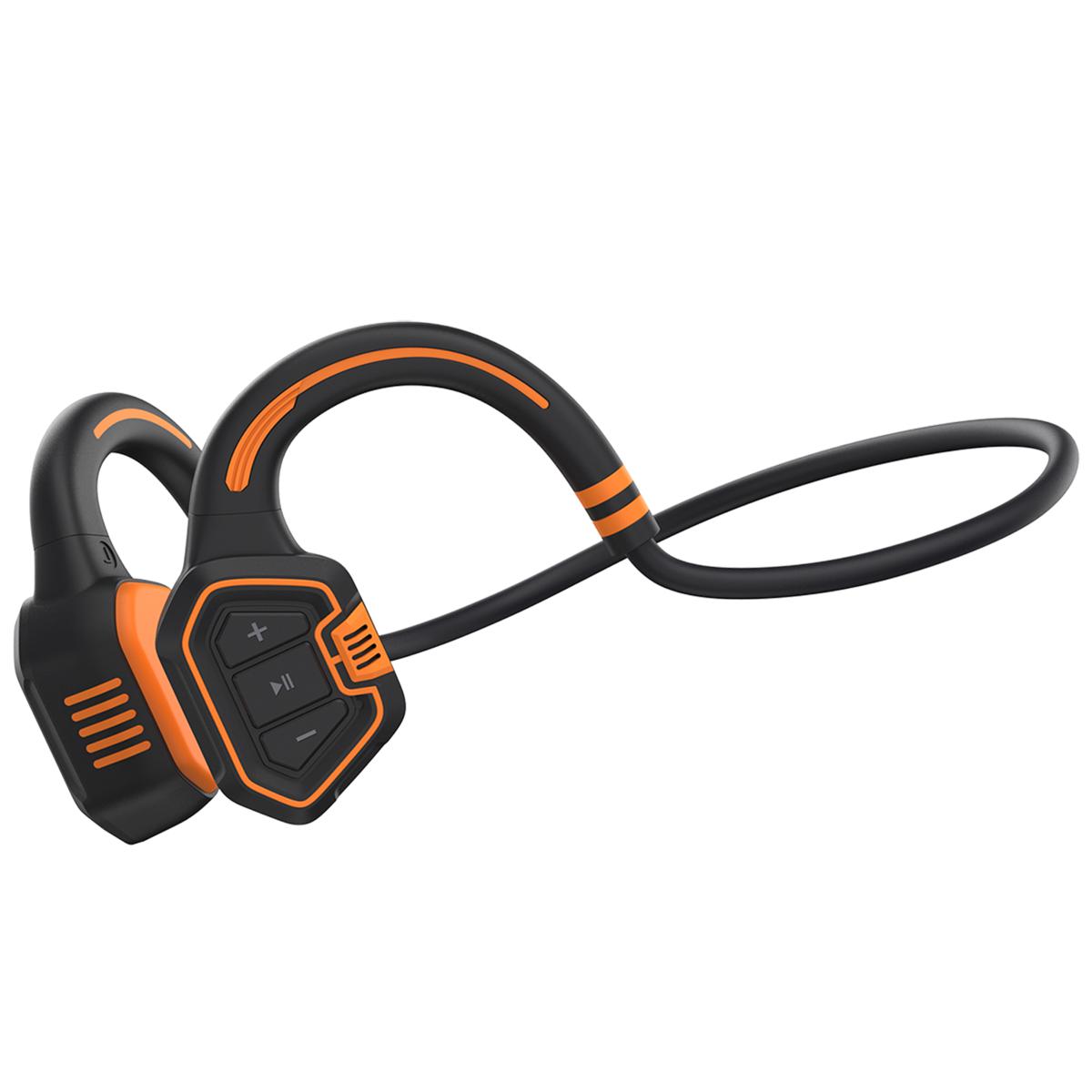 Freestyle Open Ear Bluetooth Headphones Orange 20869012 HSN