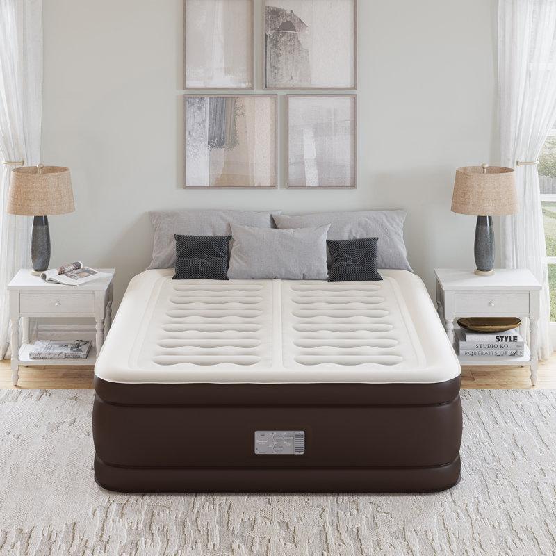 Beautyrest Duet 18" Inflatable Two Chamber Inset Pump Air Mattress 20917995 HSN