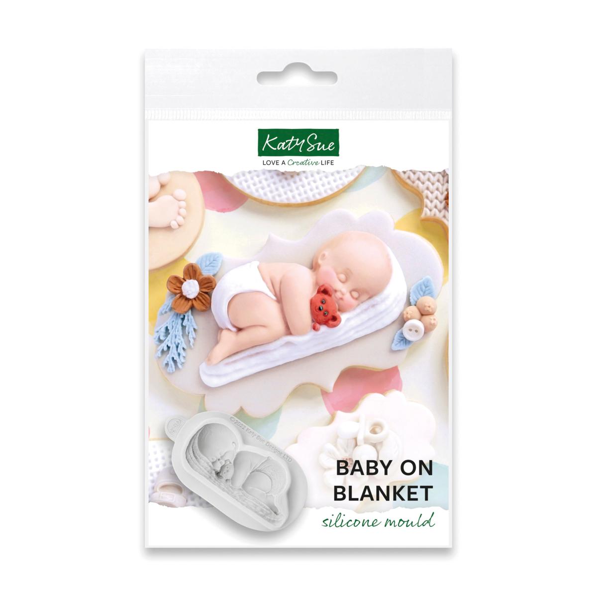 Katy Sue Baby on Blanket Silicone Mould 22414269 HSN