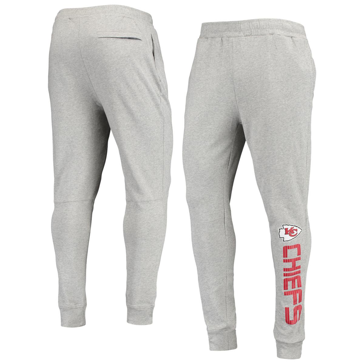 Men's MSX by Michael Strahan Heathered Gray Kansas City Chiefs Jogger ...